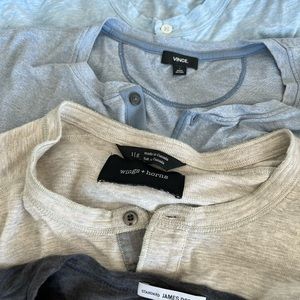 Not for sale as a bundle: long sleeve t-shirt bundle! High end brands!